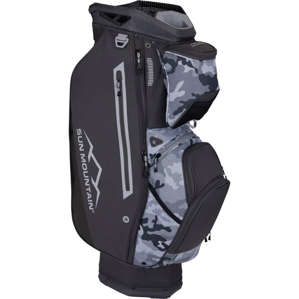 Sun Mountain C130 Black Cart Bag w fashion Honeycomb Slots